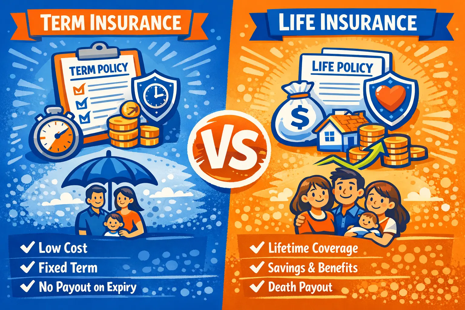 Term Insurance vs Life Insurance